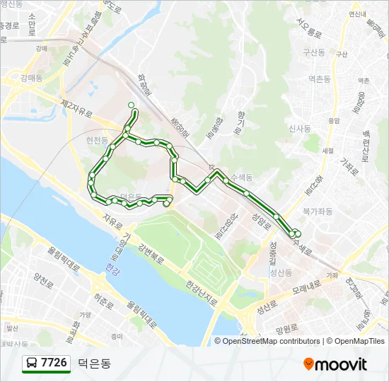 7726 Bus Line Map
