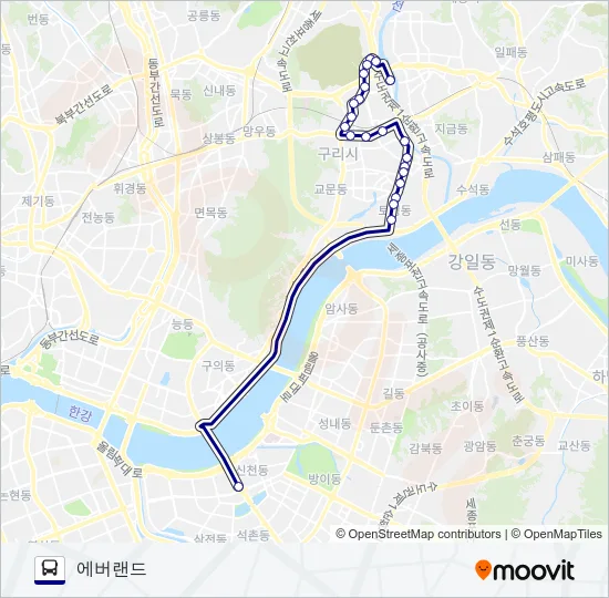 1115-6광주 Bus Line Map