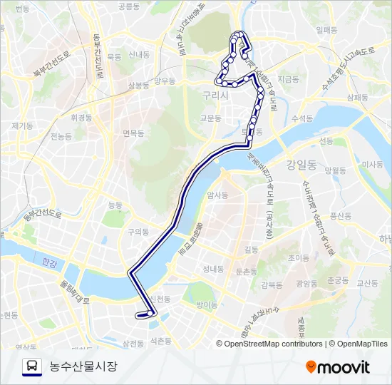 1115-6광주 버스 노선 지도