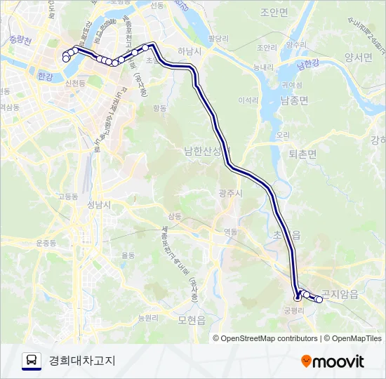 1113-10광주 Bus Line Map