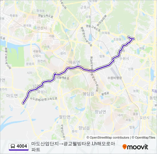 4004 Bus Line Map