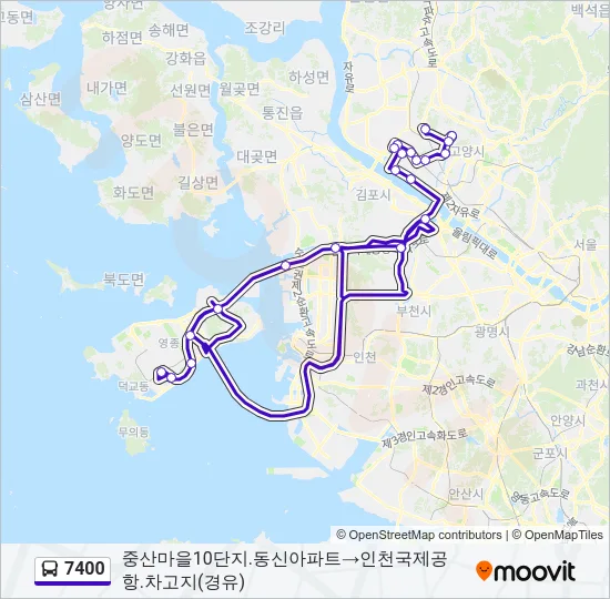 7400 Bus Line Map