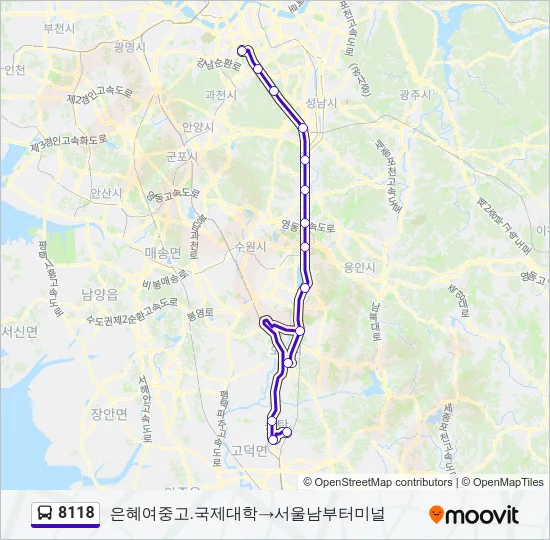 8118 Bus Line Map
