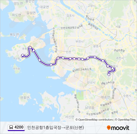 4200 bus Line Map