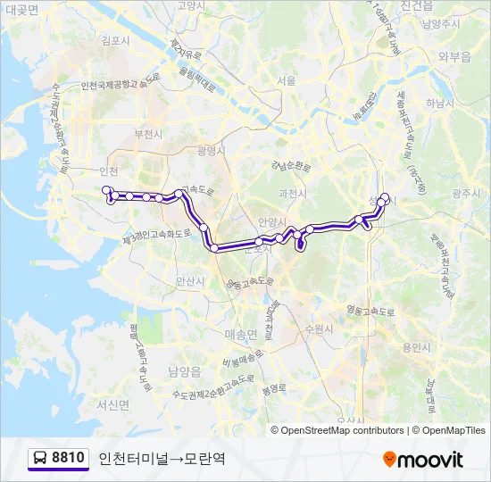 8810 Bus Line Map