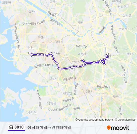 8810 Bus Line Map