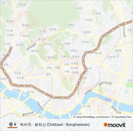 6 지하철 노선 지도