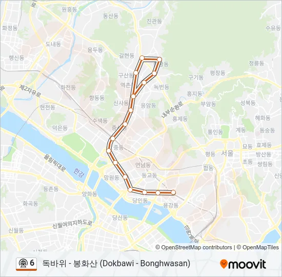 6 지하철 노선 지도