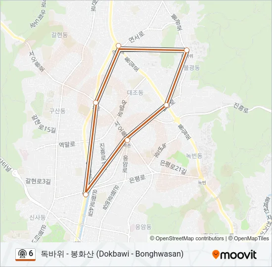 6 지하철 노선 지도