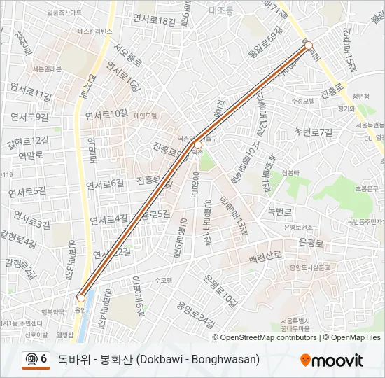6 지하철 노선 지도