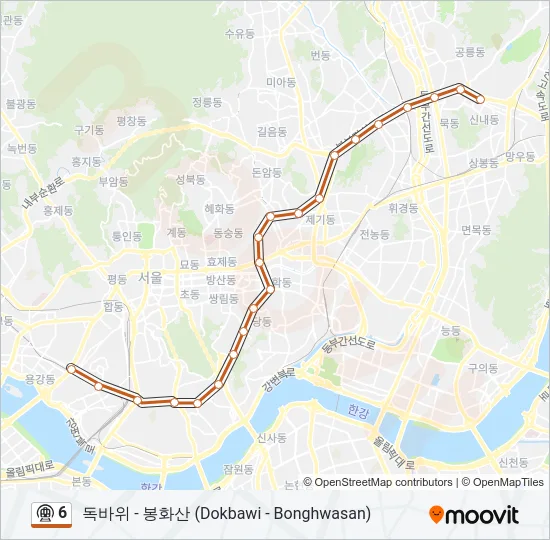 6 지하철 노선 지도