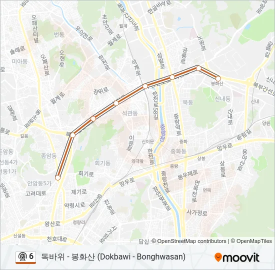 6 지하철 노선 지도