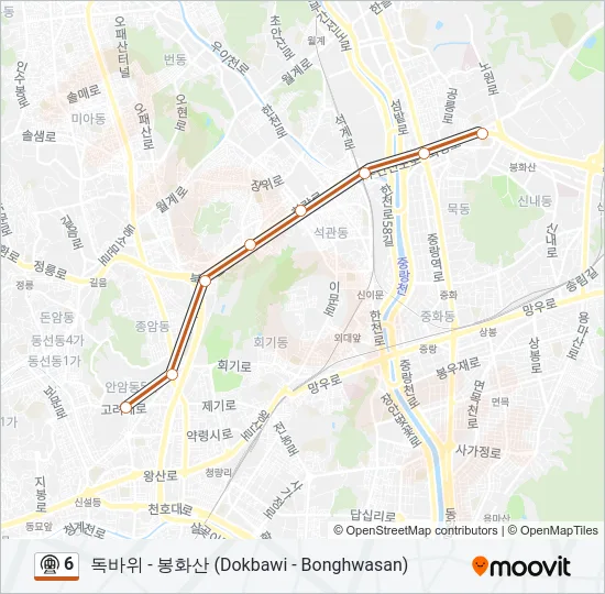 6 지하철 노선 지도