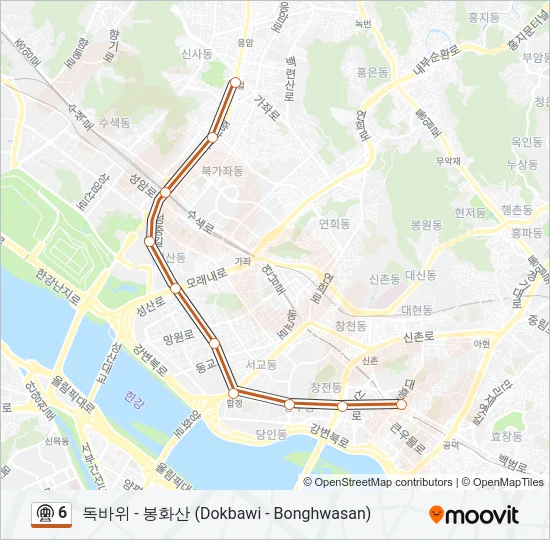 6 지하철 노선 지도