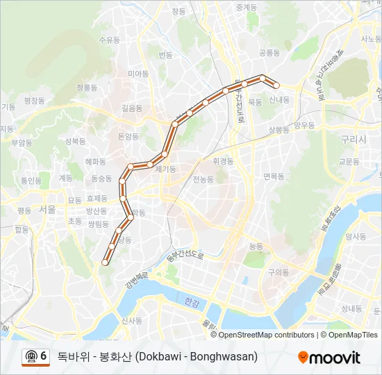 6 지하철 노선 지도