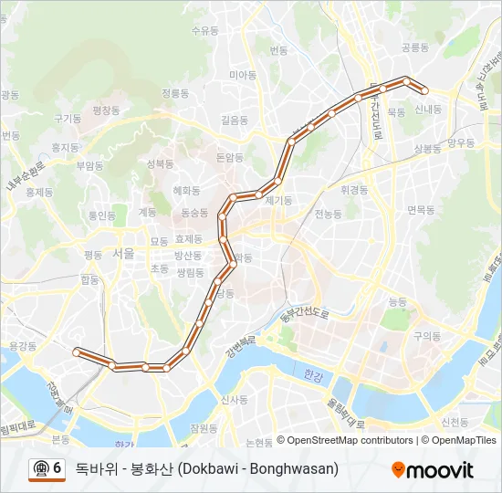 6 지하철 노선 지도