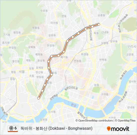 6 지하철 노선 지도