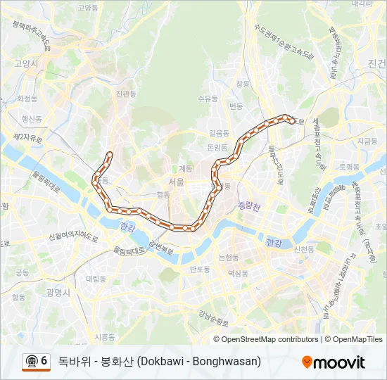 6 지하철 노선 지도