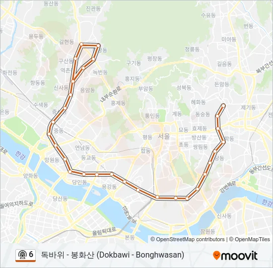 6 지하철 노선 지도
