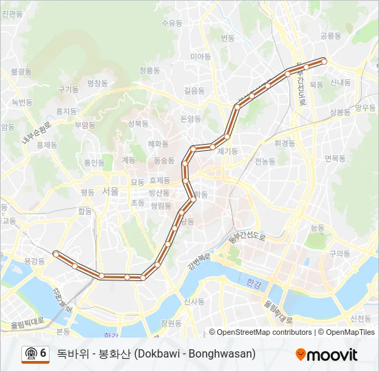 6 지하철 노선 지도