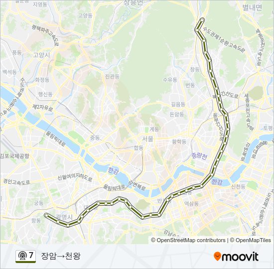 7 subway Line Map