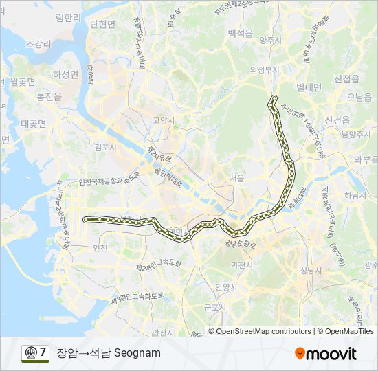 7 subway Line Map