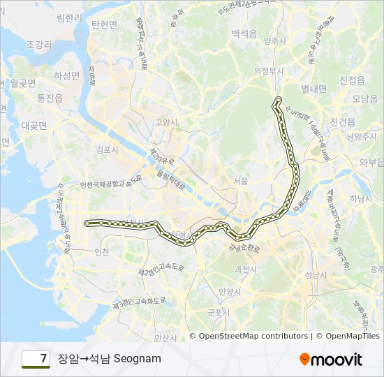 7 subway Line Map