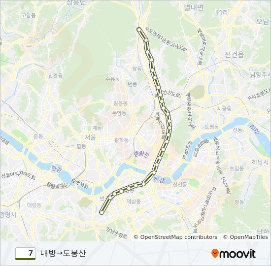 7 subway Line Map