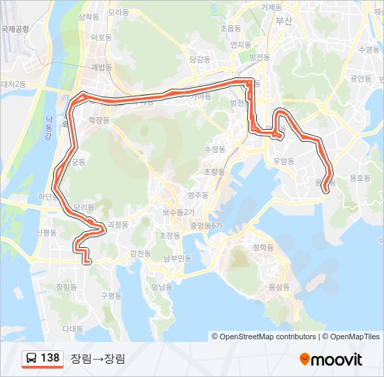 138 Bus Line Map