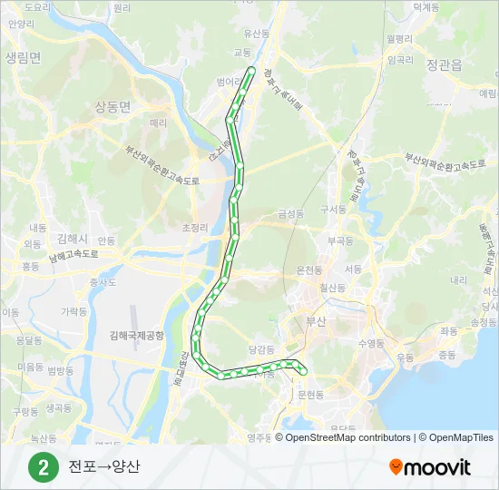 2 Metro Line Map