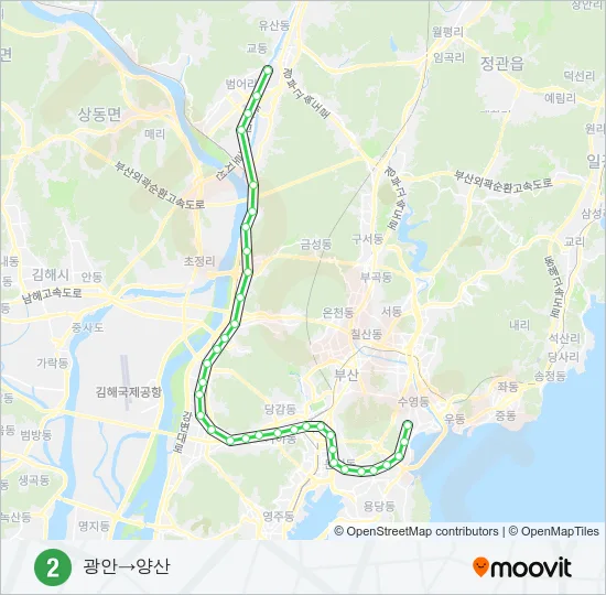 2 Metro Line Map