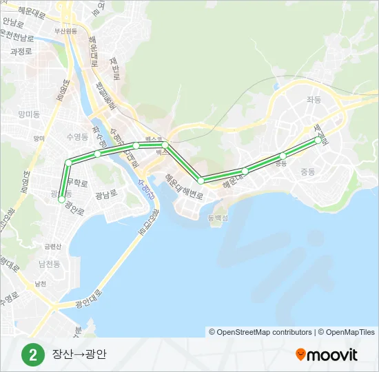 2 Metro Line Map