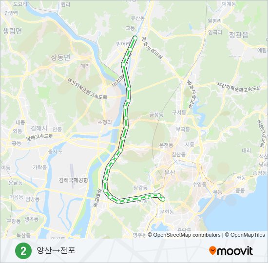 2 Metro Line Map
