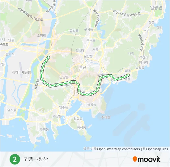 2 Metro Line Map