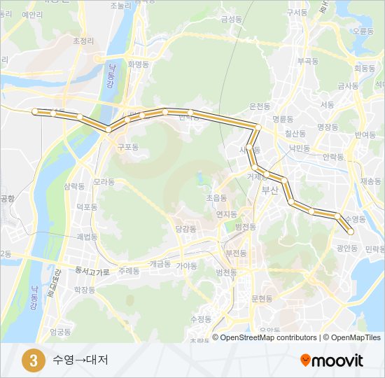 3 Metro Line Map