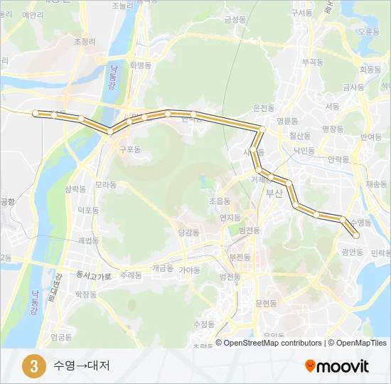 3 Metro Line Map