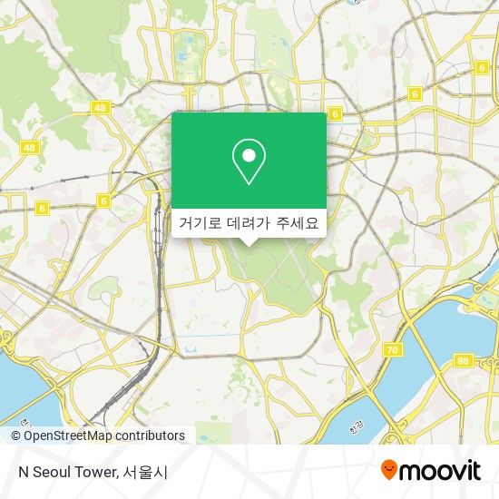 N Seoul Tower 지도