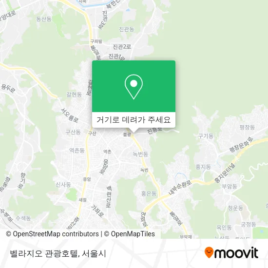 벨라지오 관광호텔 지도