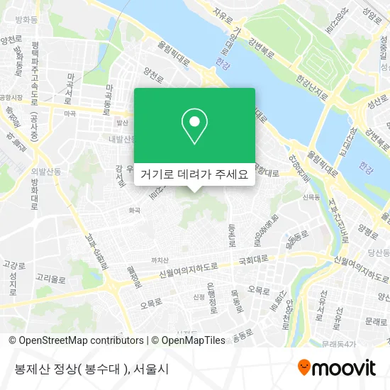 봉제산 정상( 봉수대 ) 지도