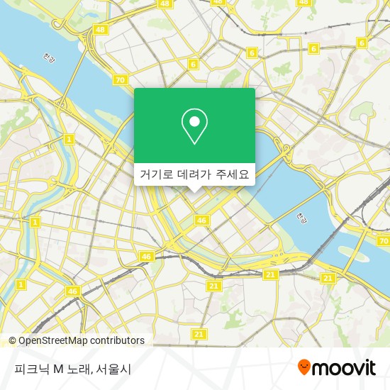 피크닉 M 노래 지도