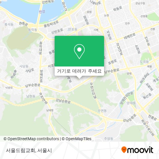서울드림교회 지도
