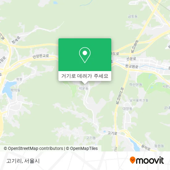 고기리 지도