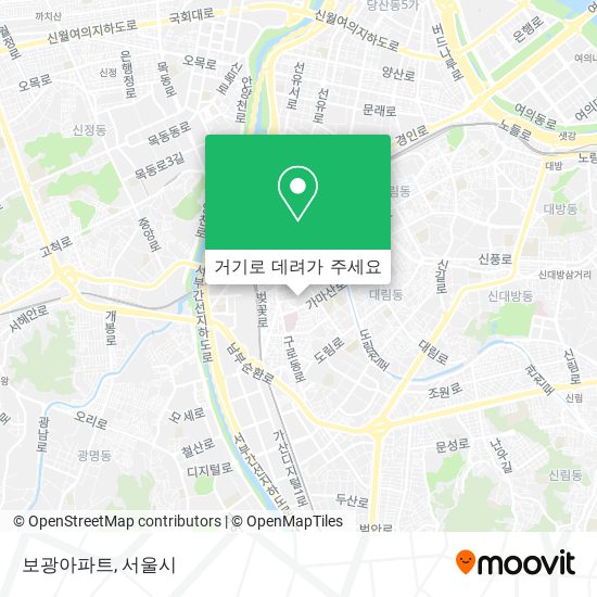 보광아파트 지도