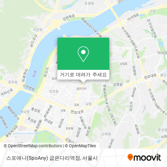 스포애니(SpoAny) 굽은다리역점 지도