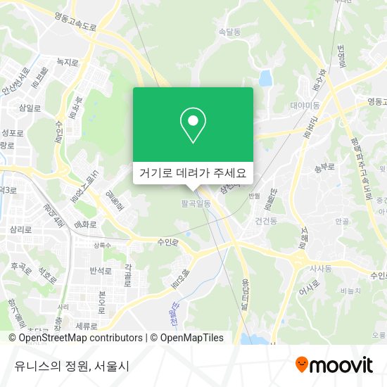 유니스의 정원 지도