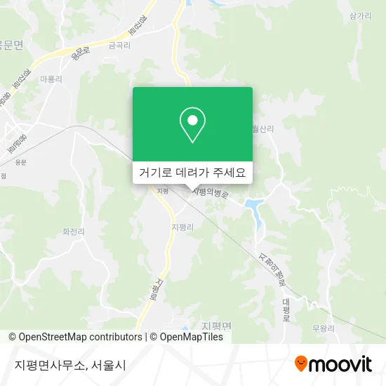 지평면사무소 지도