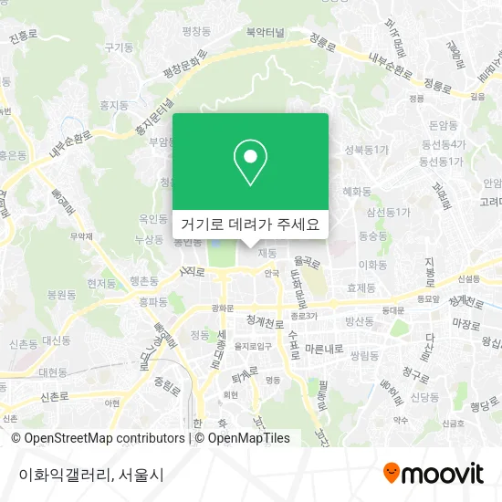 이화익갤러리 지도