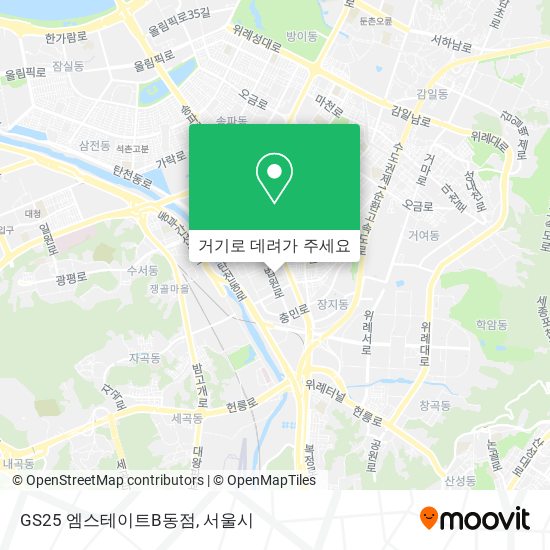 GS25 엠스테이트B동점 지도