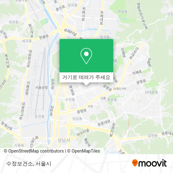 수정보건소 지도
