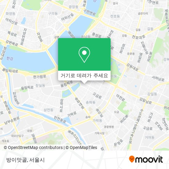 방이맛골 지도